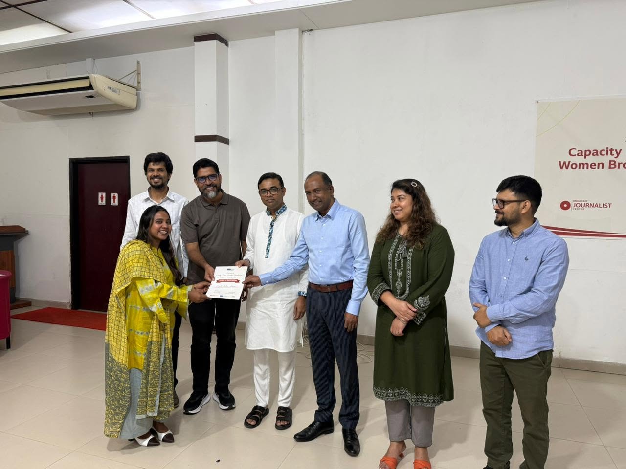 সম্প্রচারমাধ্যমের নারী সাংবাদিকদের জন্য সুরক্ষা বিষয়ক প্রশিক্ষণ কর্মশালা