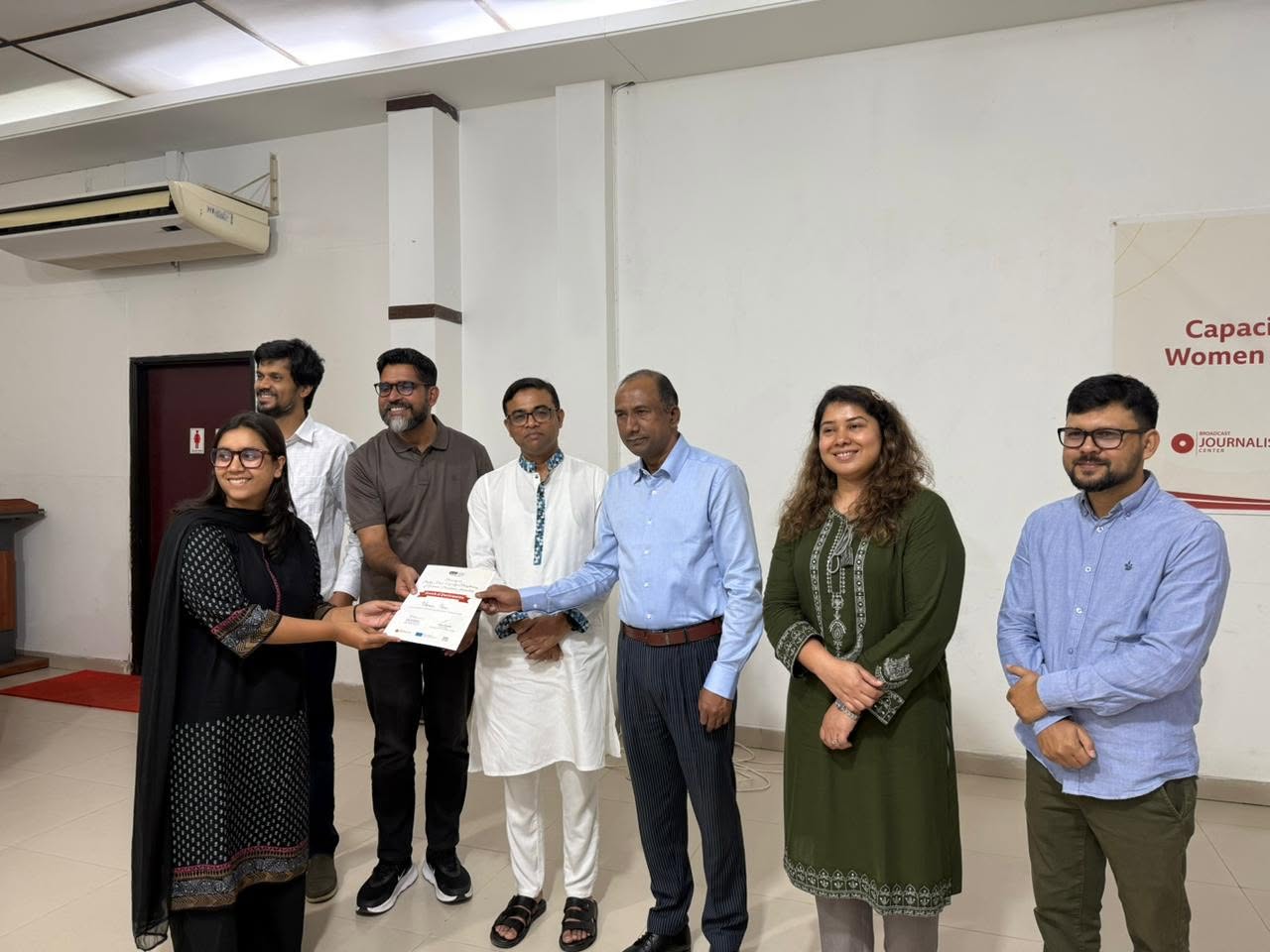 সম্প্রচারমাধ্যমের নারী সাংবাদিকদের জন্য সুরক্ষা বিষয়ক প্রশিক্ষণ কর্মশালা