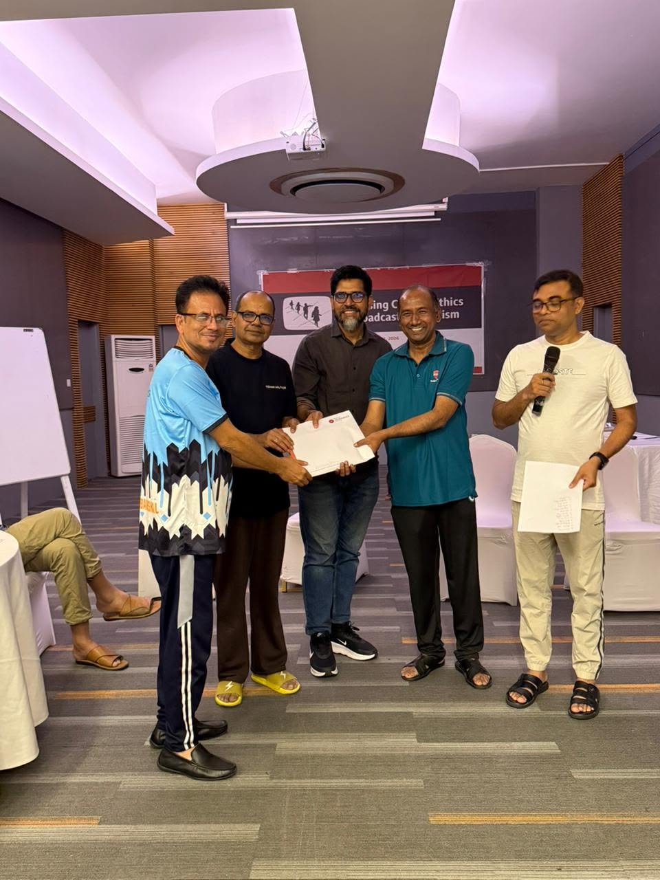 “সম্প্রচার সাংবাদিকতায় নীতিনৈতিকতা চর্চা” শীর্ষক এই কর্মশালা